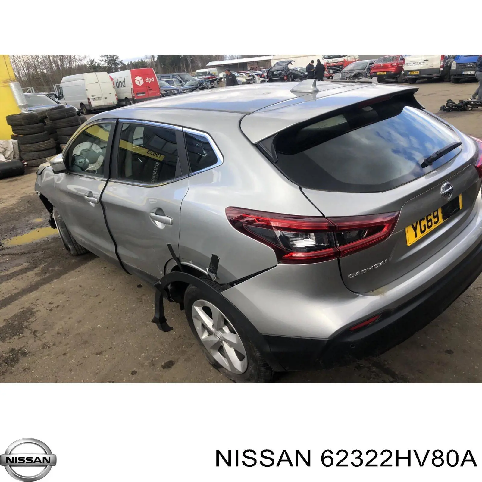 62322HV80A Renault (RVI) Perciana do radiador de esfriamento