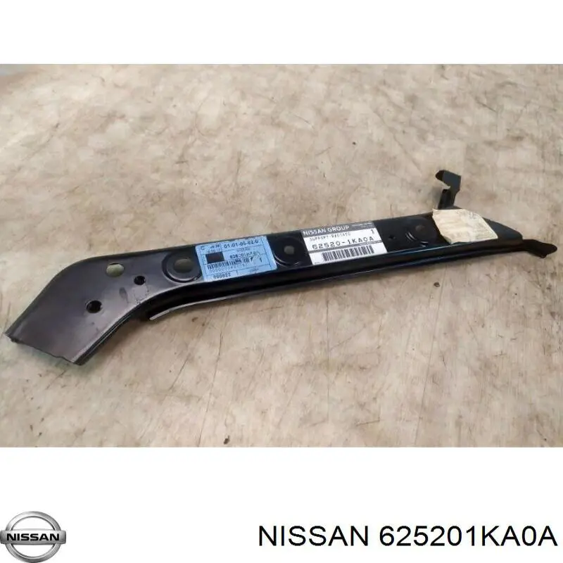 625201KA0A Nissan/Infiniti Suporte superior do radiador (painel de montagem de fixação das luzes)