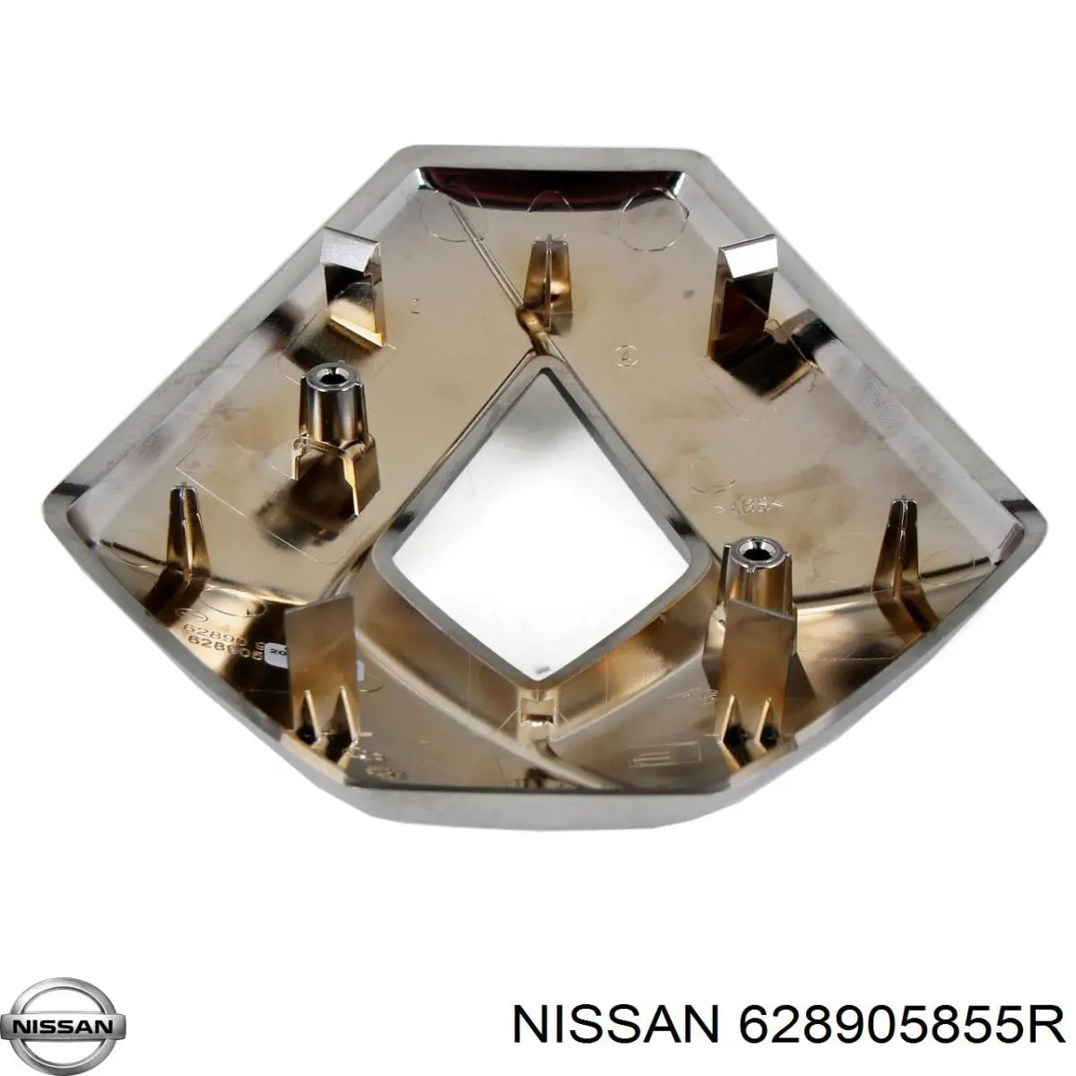 Compre 628905855R Nissan/Infiniti Emblema de grelha do radiador