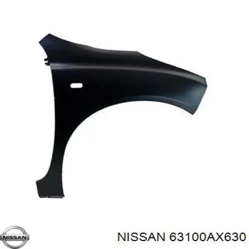 63100AX630 Nissan/Infiniti Pára-lama dianteiro direito