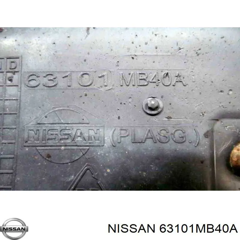 Pára-lama dianteiro esquerdo 63101MB40A Nissan/Infiniti