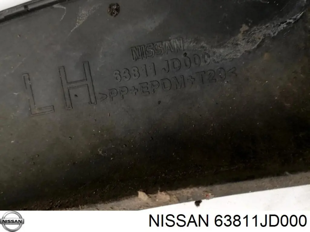 Expansor (placa sobreposta) de arco do pára-lama dianteiro esquerdo Nissan/Infiniti 63811JD000 preço, a partir de 90,24 USD
