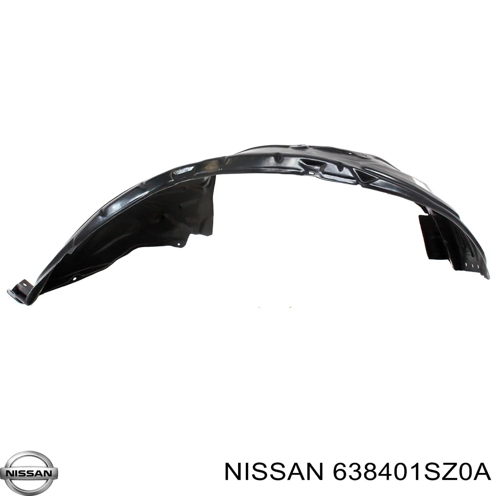 Guarda-barras direito do pára-lama dianteiro para Nissan Murano  Z51