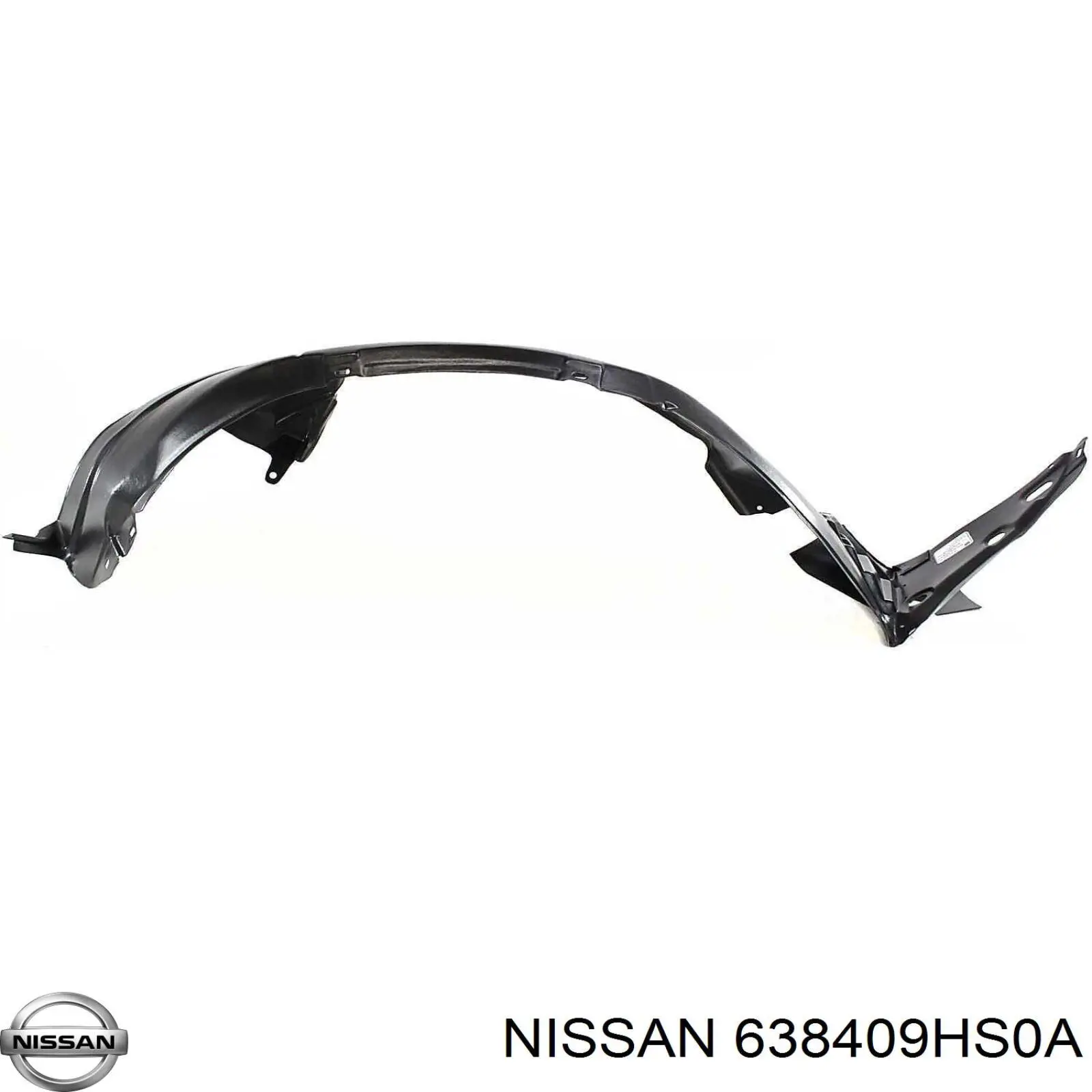 Guarda-barras direito do pára-lama dianteiro Nissan/Infiniti 638403TA0D preço, a partir de 24,05 USD