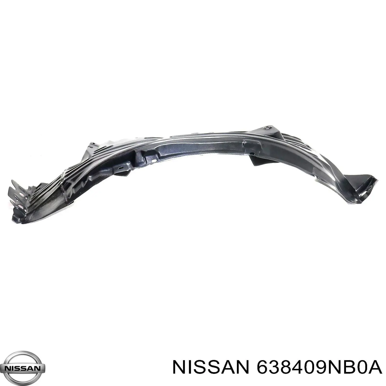Guarda-barras direito do pára-lama dianteiro Nissan/Infiniti 638409NB0A preço, a partir de 150,43 USD