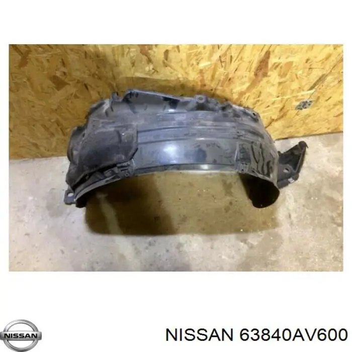 Guarda-barras direito do pára-lama dianteiro Nissan/Infiniti 63840AV600 preço, a partir de 27,92 USD