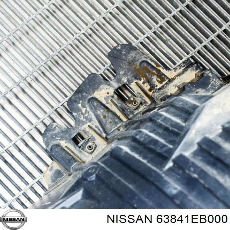 Compre 63841EB000 Nissan/Infiniti Guarda-barras esquerdo do pára-lama dianteiro