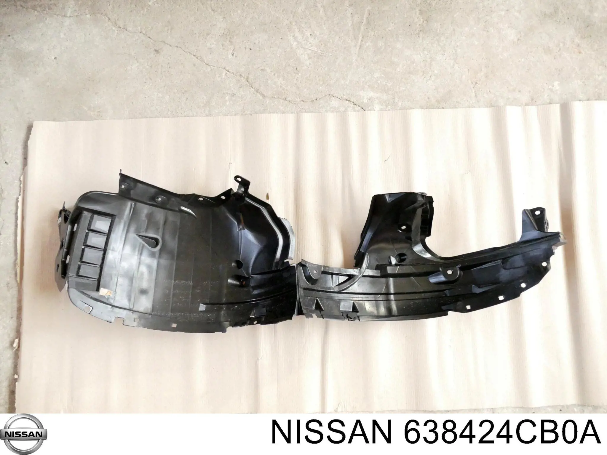 Guarda-barras direito do pára-lama dianteiro Nissan/Infiniti 638424CB0A preço, a partir de 29,58 USD