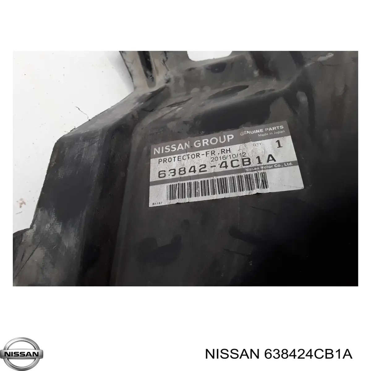 Guarda-barras direito do pára-lama dianteiro Nissan/Infiniti 638424CB1A preço, a partir de 29,58 USD