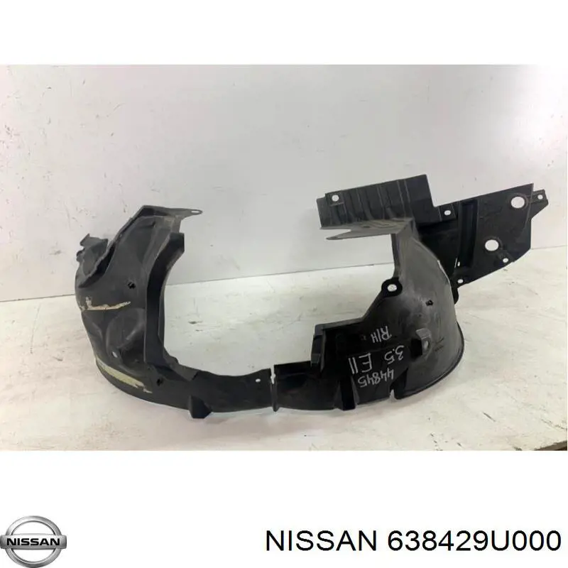 Guarda-barras direito do pára-lama dianteiro Nissan/Infiniti 638429U000 preço, a partir de 28,35 USD