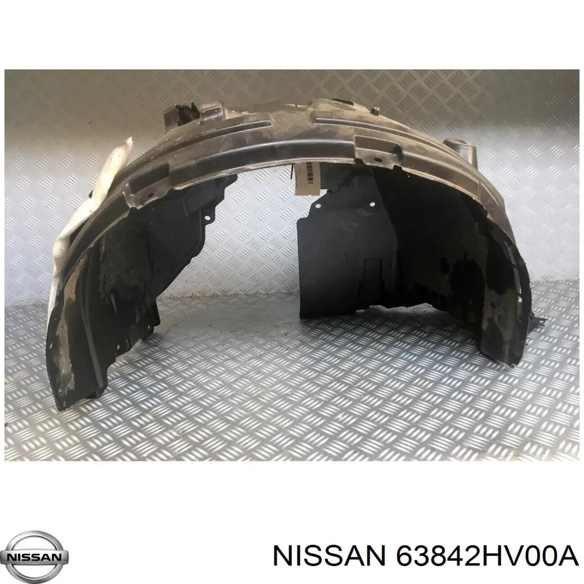Compre 638424EA0A Nissan/Infiniti Guarda-barras direito do pára-lama dianteiro