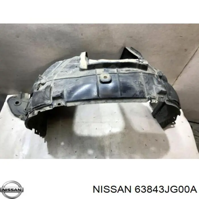Guarda-barras esquerdo do pára-lama dianteiro Nissan/Infiniti 63843JG00A preço, a partir de 19,43 USD