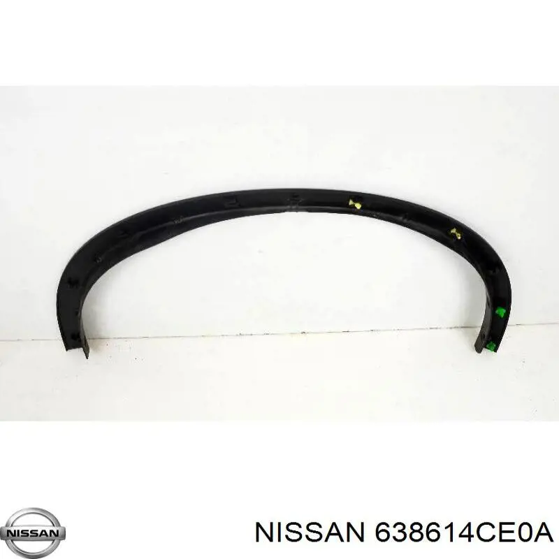 638619TA0A Nissan/Infiniti Expansor (placa sobreposta) de arco do pára-lama dianteiro esquerdo