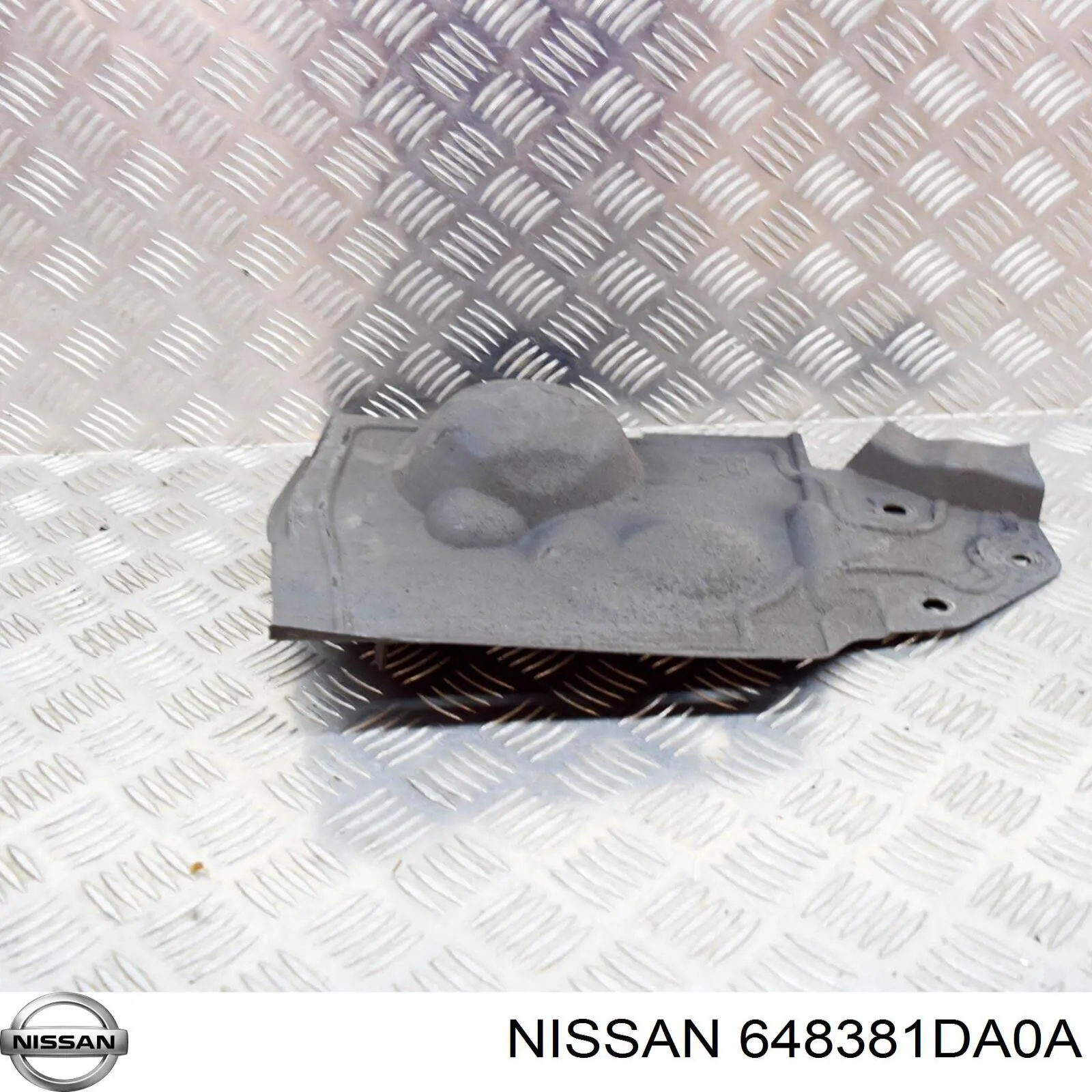 Proteção de motor direito Nissan/Infiniti 648381DA0A