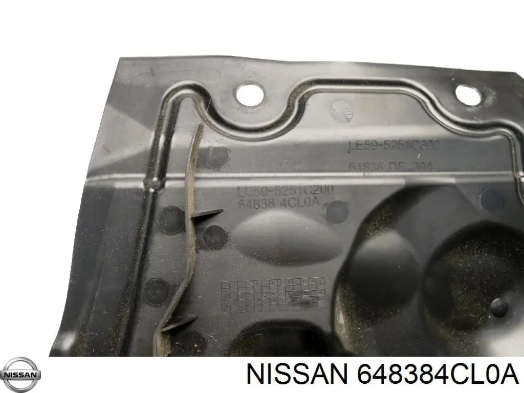 Proteção de motor direito Nissan/Infiniti 648384CL0A preço, a partir de 102,85 USD