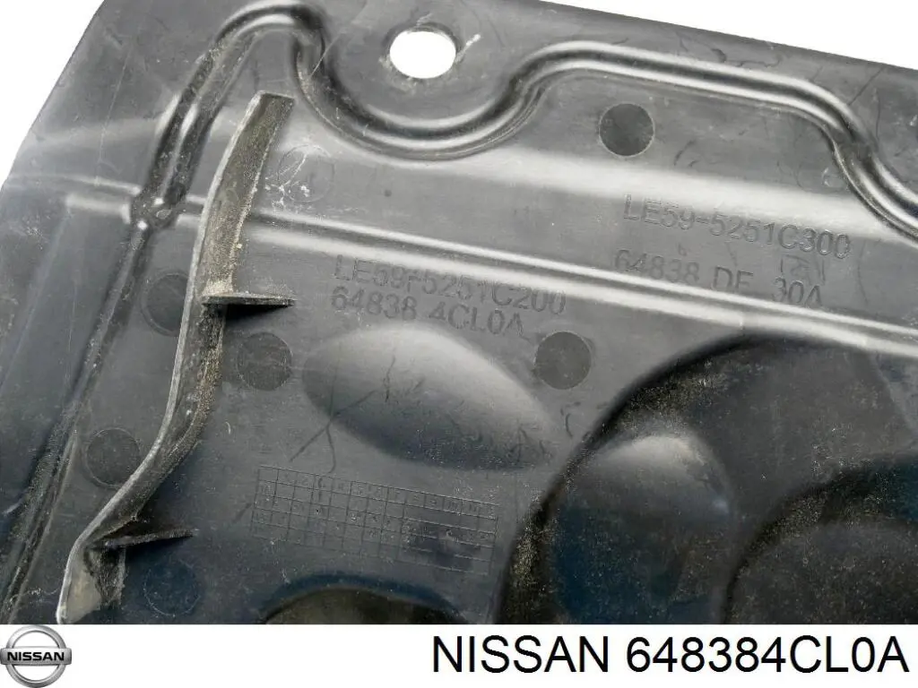 Compre 648384CL0A Nissan/Infiniti Proteção de motor direito