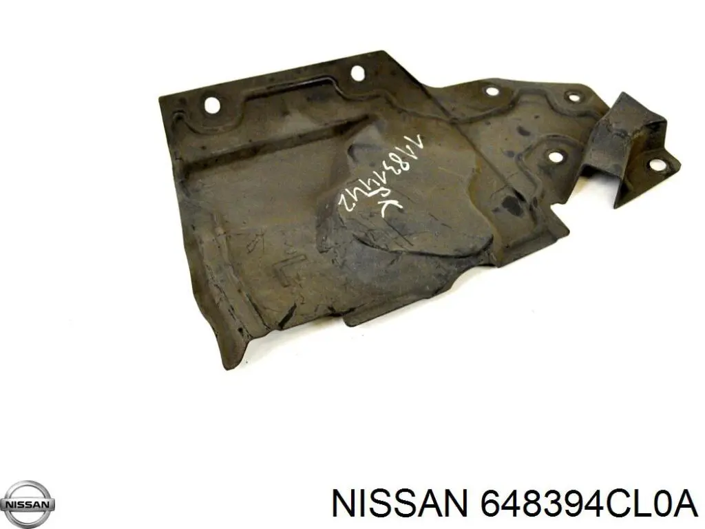 648394CL0A Nissan/Infiniti Proteção de motor esquerdo