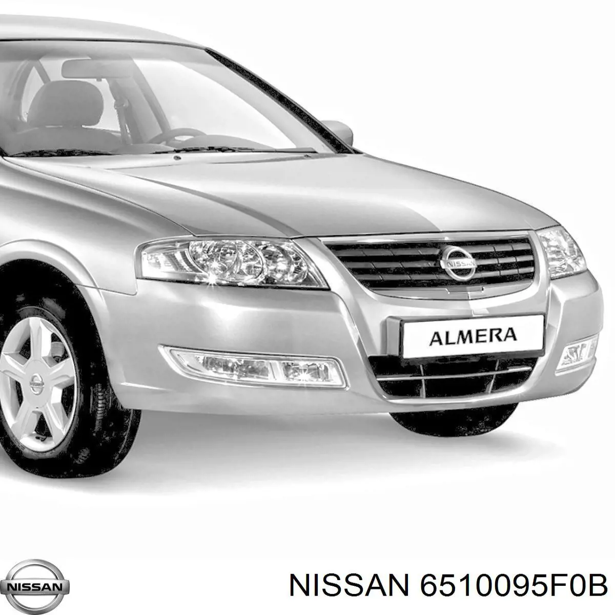 Compre 6510095F0B Nissan/Infiniti Capota