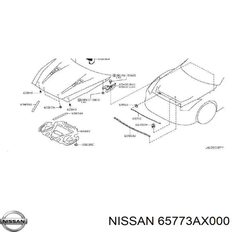 65773AX000 Nissan/Infiniti 