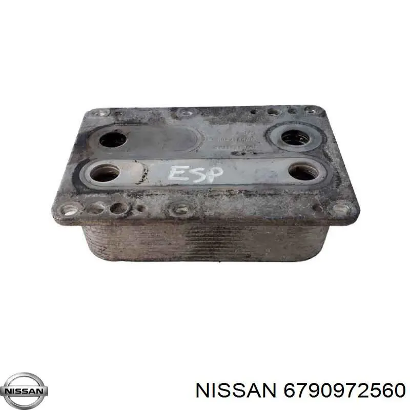 Compre 6790972560 Nissan/Infiniti Radiador de óleo (frigorífico), debaixo de filtro
