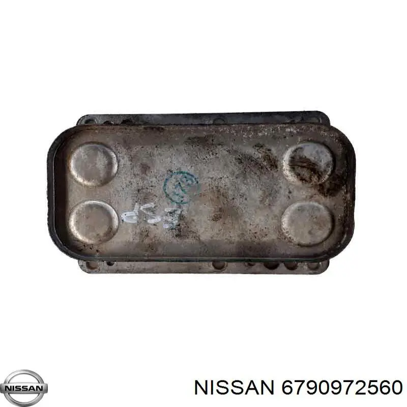 6790972560 Nissan/Infiniti Radiador de óleo (frigorífico), debaixo de filtro