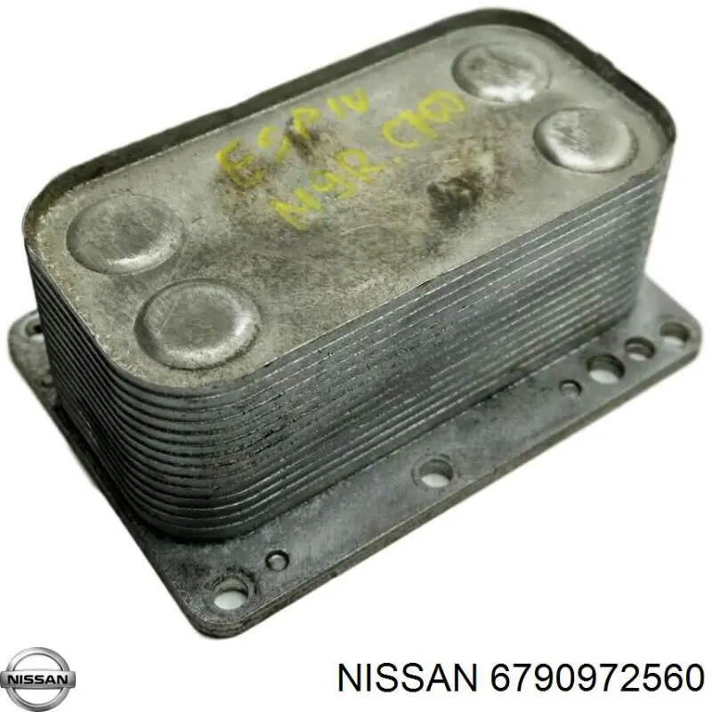 Radiador de óleo (frigorífico), debaixo de filtro Nissan/Infiniti 6790972560
