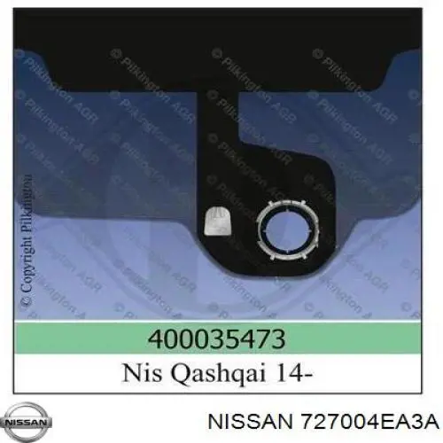 727004EA3A Nissan/Infiniti Pára-brisas