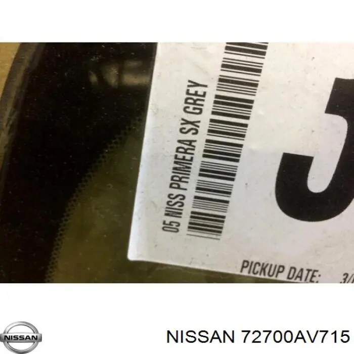 Pára-brisas Nissan/Infiniti 72700AV715 preço, a partir de 242,62 USD