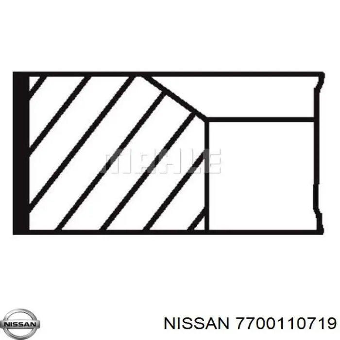 Pistão com passador sem anéis, STD Nissan/Infiniti 7700110718 preço, a partir de 127,23 USD