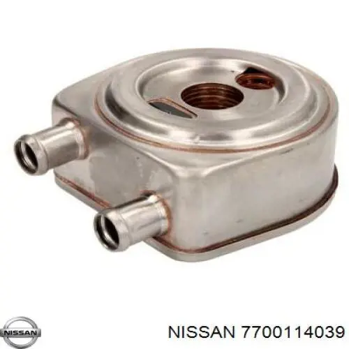 Compre 7700114039 Nissan/Infiniti Radiador de óleo (frigorífico), debaixo de filtro