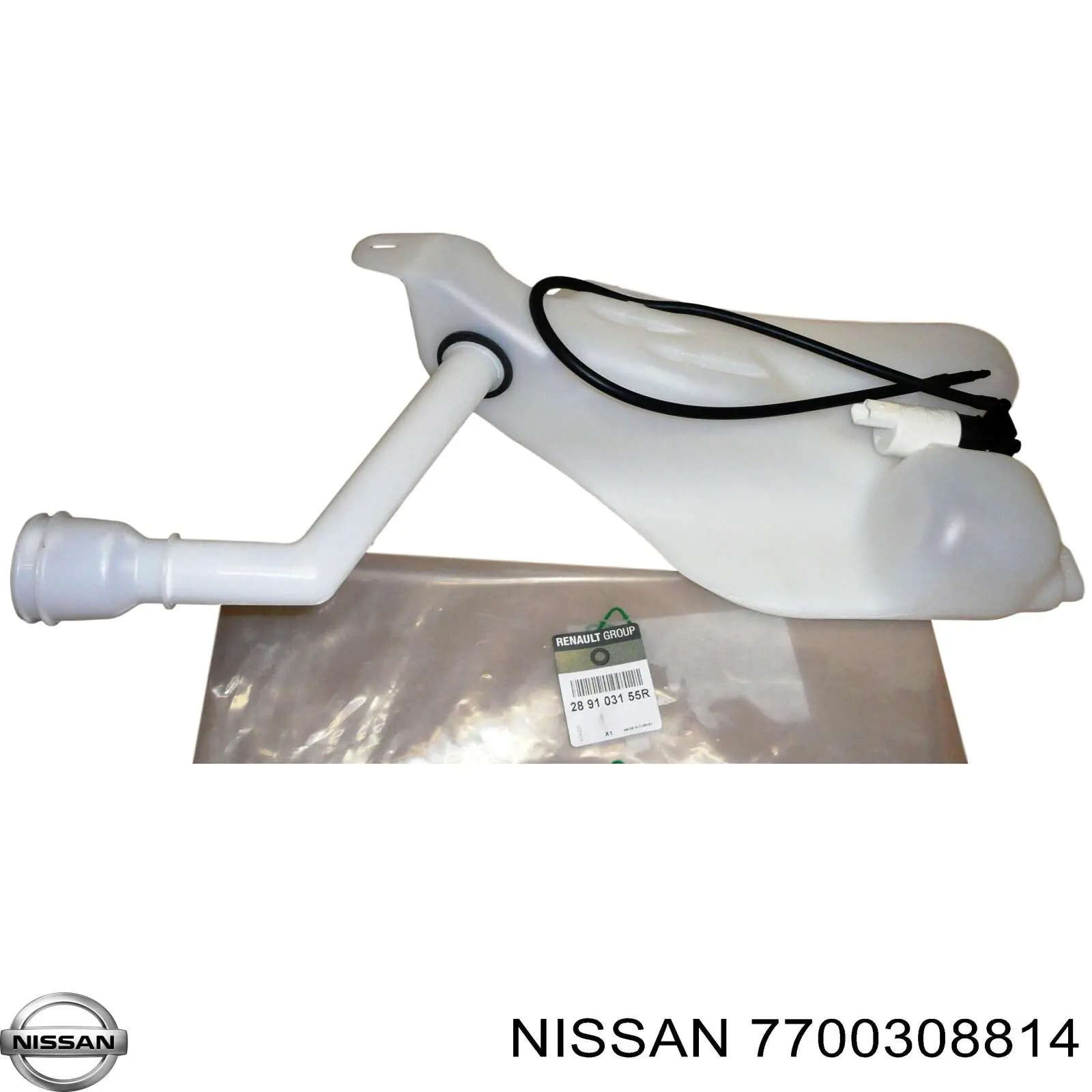 7700308814 Nissan/Infiniti Tanque de fluido para lavador de vidro