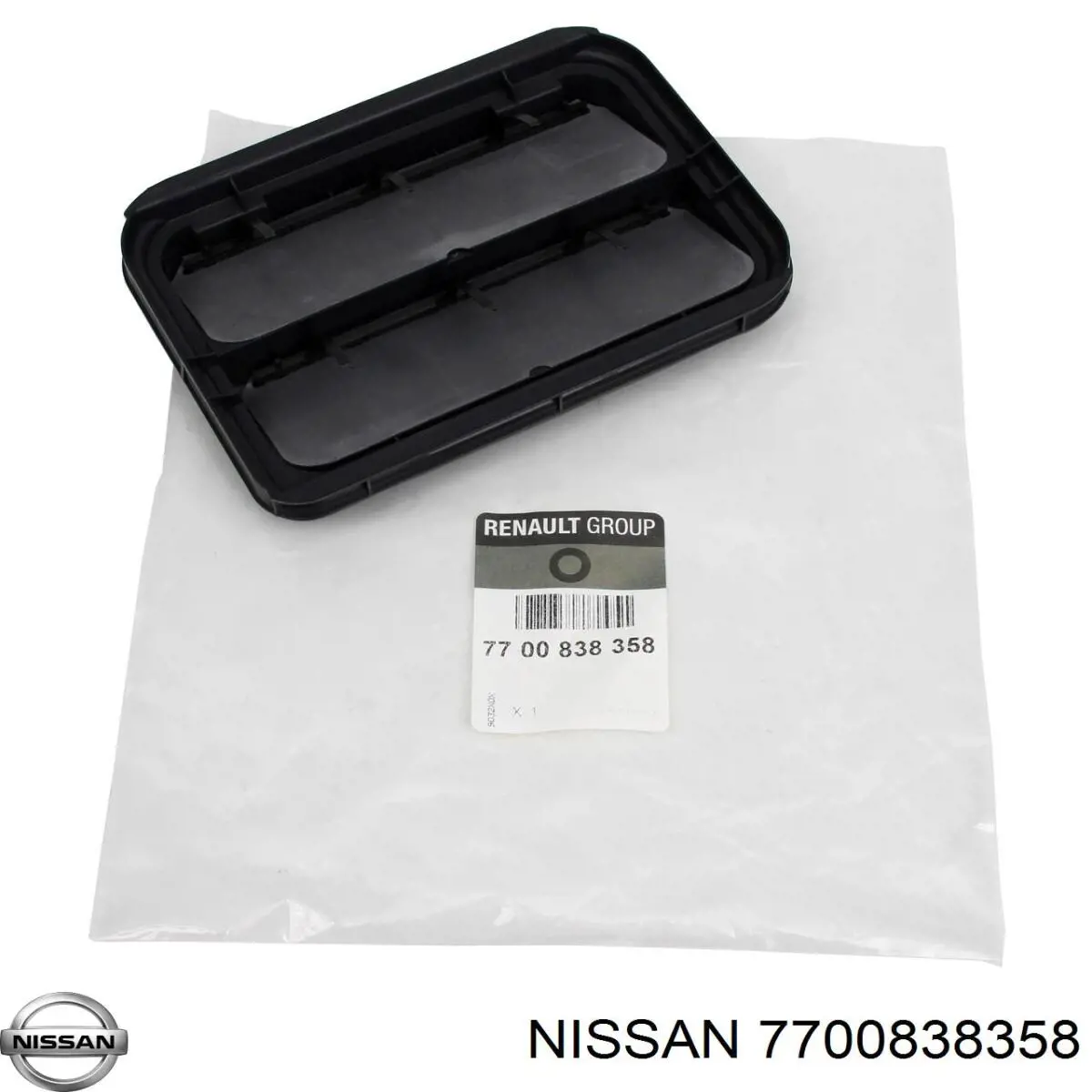 Grelha traseira de ventilação 7700838358 Nissan/Infiniti