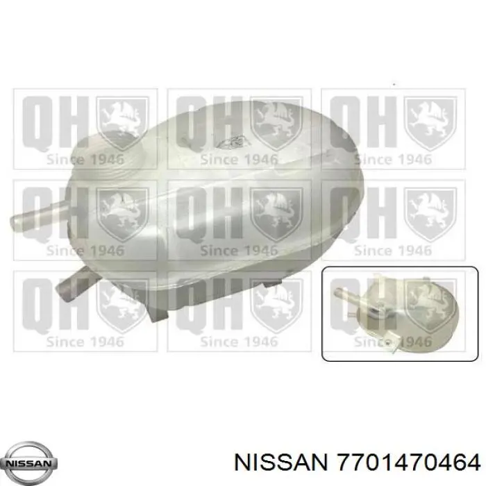 Tanque de expansão do sistema de esfriamento 8200595002 Nissan/Infiniti