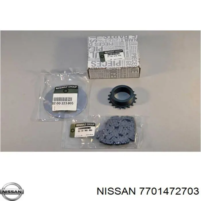 Compre 7701472703 Nissan/Infiniti Cadeia de bomba de óleo, kit