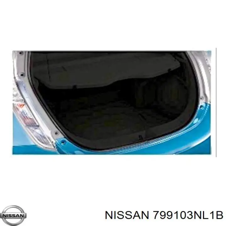 799103NL1B Nissan/Infiniti Prateleira de salão traseira