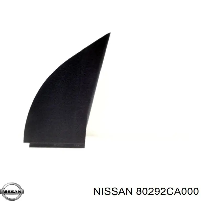 Placa sobreposta interna de fixação de espelho direito Nissan/Infiniti 80292CA000 preço, a partir de  