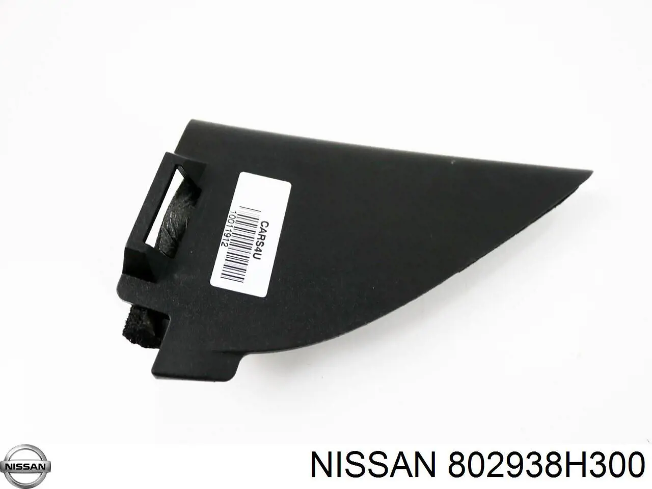 802938H300 Nissan/Infiniti Placa sobreposta interna de fixação de espelho esquerdo
