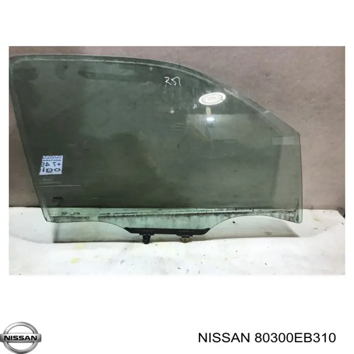 80300EB310 Nissan/Infiniti Vidro da porta dianteira direita