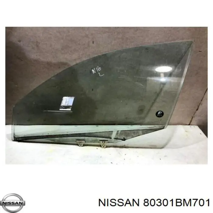 80301BM701 Nissan/Infiniti Vidro da porta dianteira esquerda