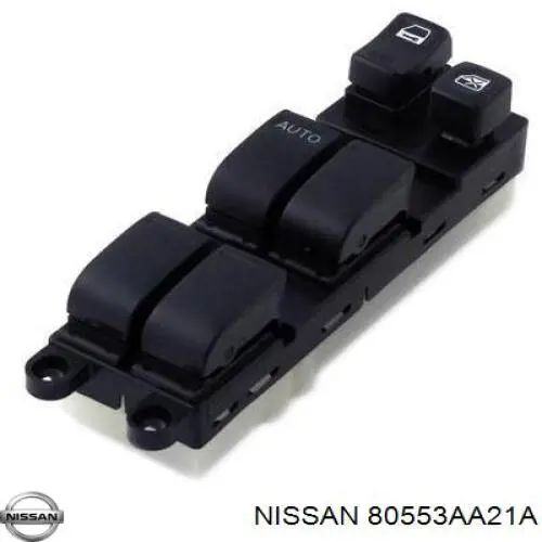 80553AA21A Nissan/Infiniti Motor acionador de abertura/fechamento da porta dianteira esquerda