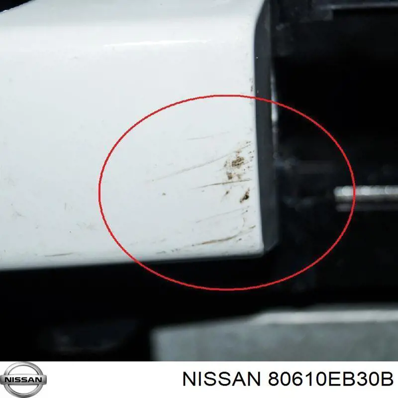 80610EB30B Nissan/Infiniti Suporte de maçaneta externa da porta dianteira direita