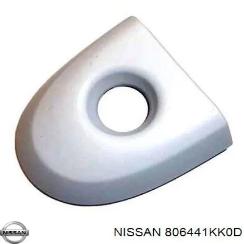 806441KK0D Nissan/Infiniti Tampa de maçaneta externa da porta dianteira direita