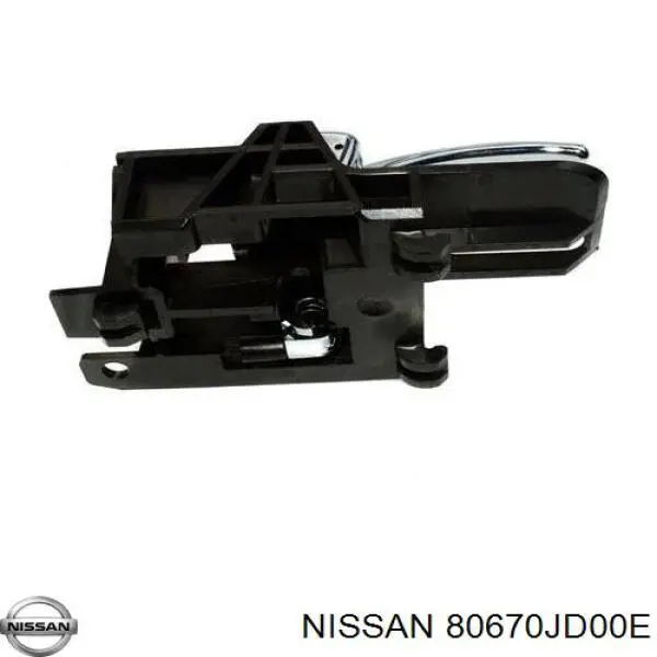 Compre 80670JD00E Nissan/Infiniti Maçaneta interna direita da porta dianteira