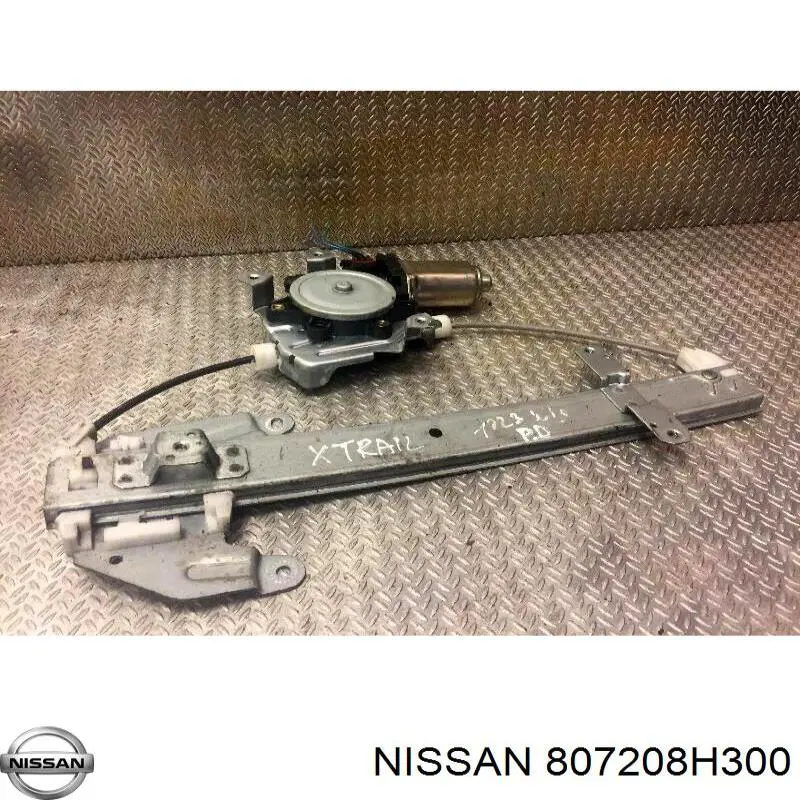 807208H300 Nissan/Infiniti Mecanismo de acionamento de vidro da porta dianteira direita