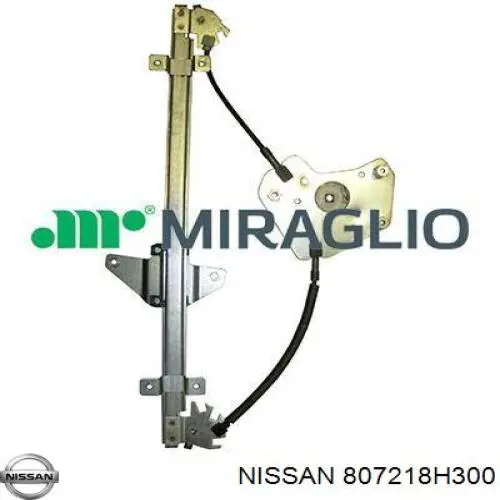 Mecanismo de acionamento de vidro da porta dianteira esquerda Nissan/Infiniti 807218H300 preço, a partir de 61,16 USD
