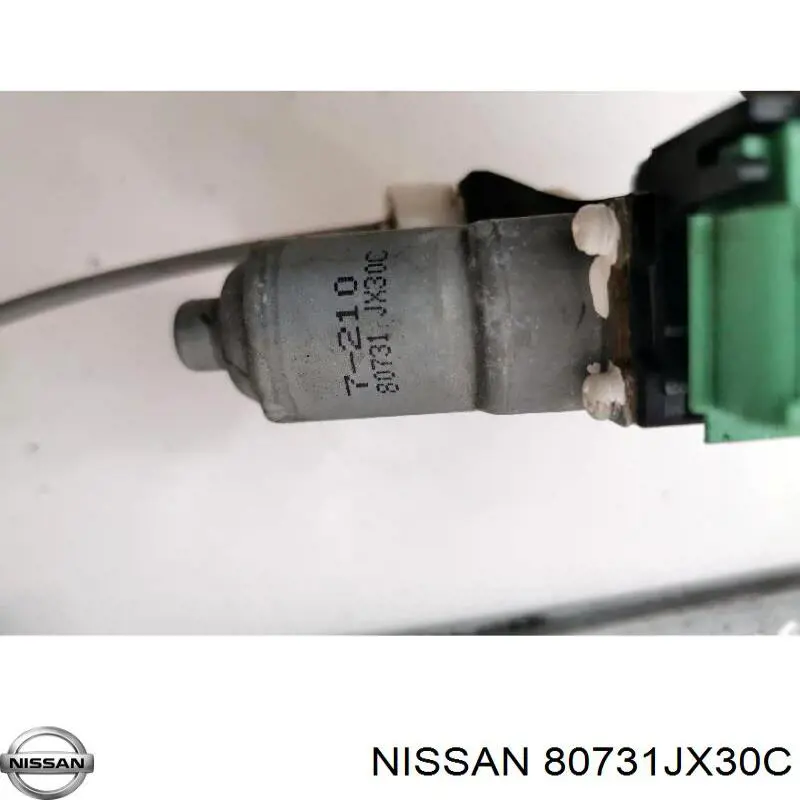 80731JX30C Nissan/Infiniti Motor de acionamento de vidro da porta dianteira esquerda