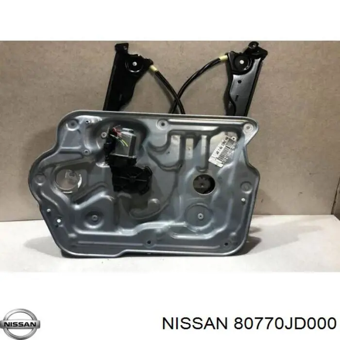 80770JD000 Nissan/Infiniti Mecanismo de acionamento de vidro da porta dianteira direita