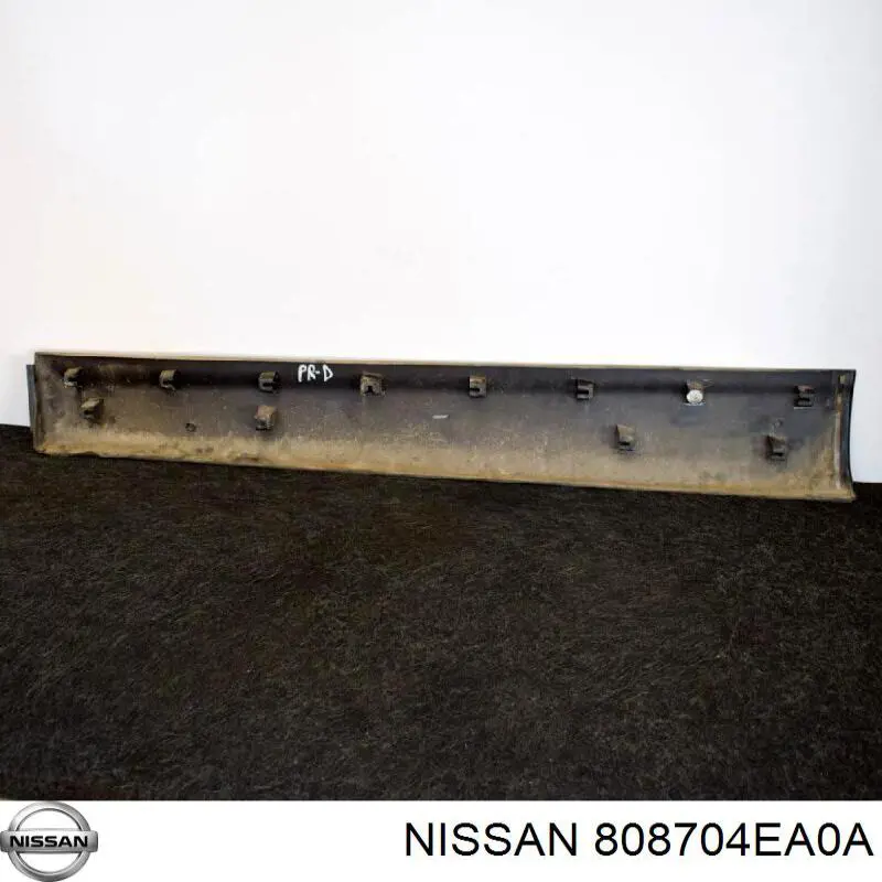 808704EA0A Nissan/Infiniti Moldura da porta dianteira direita
