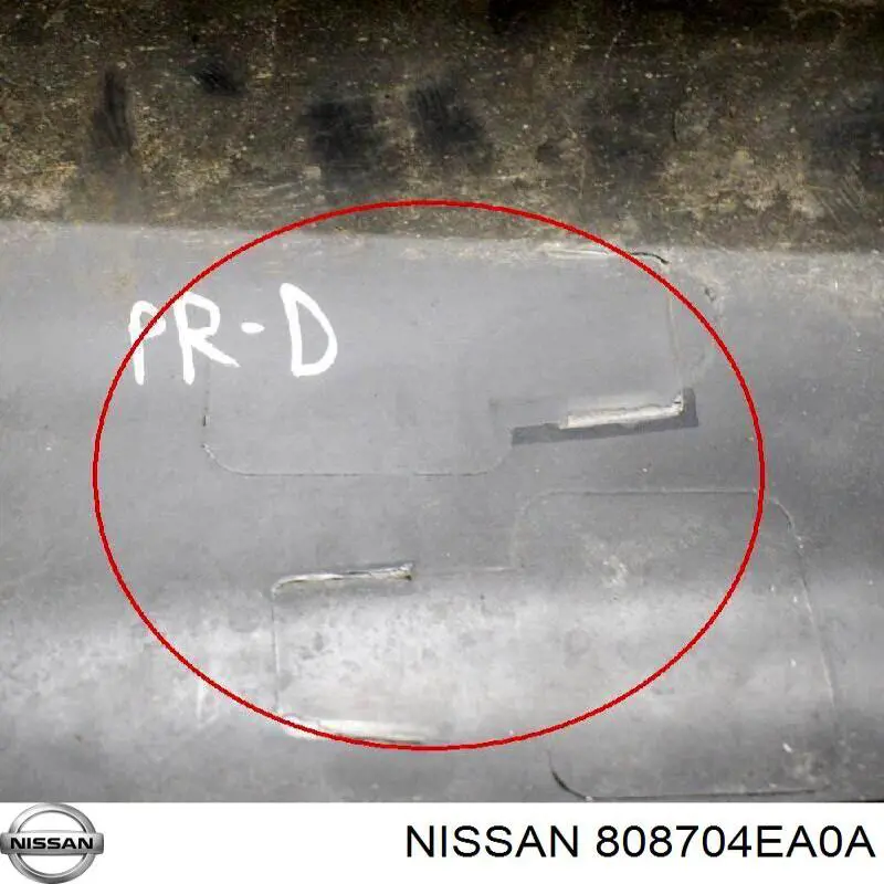 Compre 808704EA0A Nissan/Infiniti Moldura da porta dianteira direita