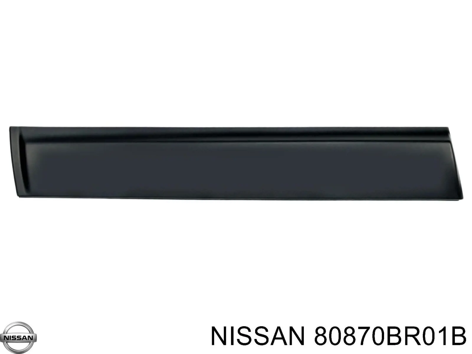 Moldura da porta traseira direita Nissan/Infiniti 80870BR01B preço, a partir de 80,77 USD